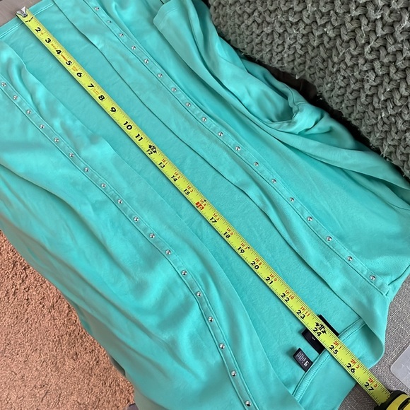 Rafaella Cardigan Set Size L Mint Color All Cotton Studded Cottagecore Practical - Picture 10 of 11